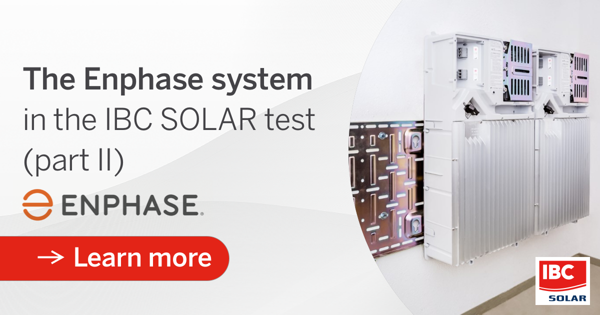 The Enphase System In The Ibc Solar Test Part Ii Ibc Solar Blog